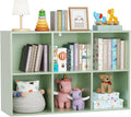 6‑Cube Kids Cubby Toy Storage Bookshelf Organizer