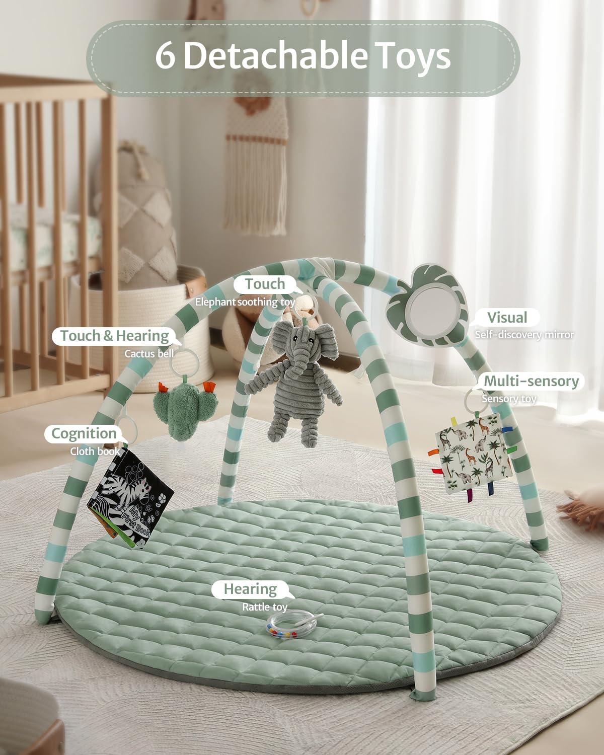 Sensory Baby Gym Activity Play Mat