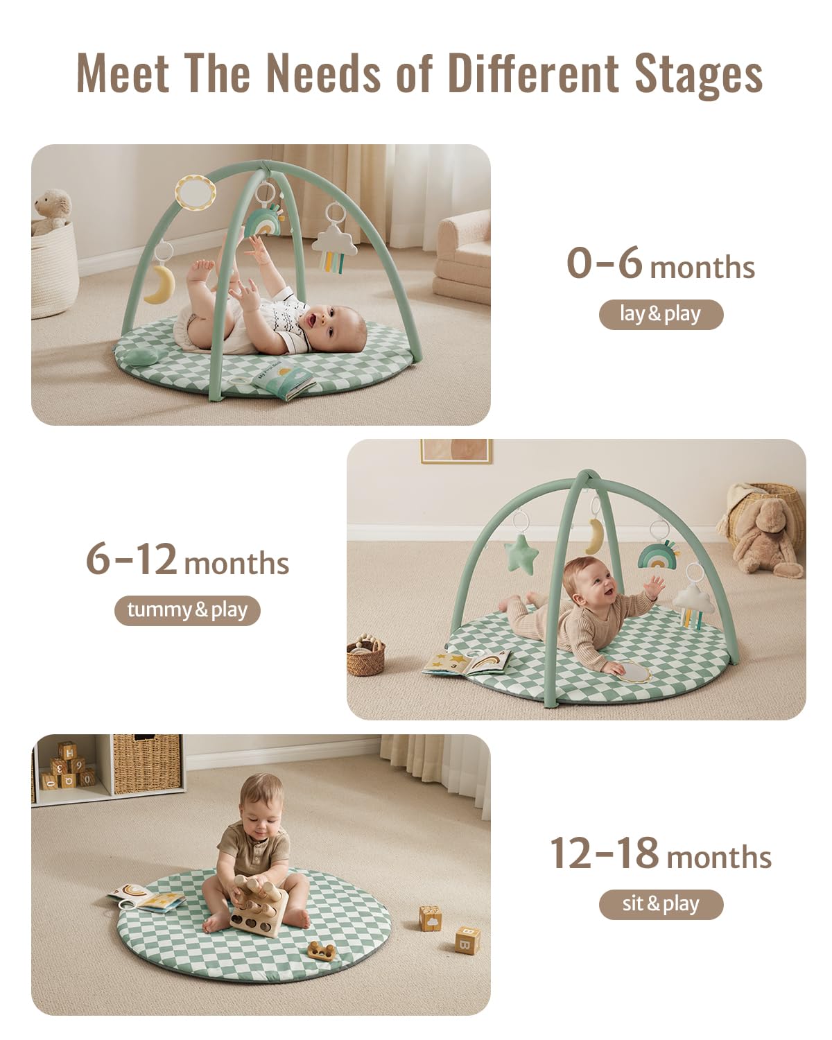 Sensory Baby Gym Activity Play Mat