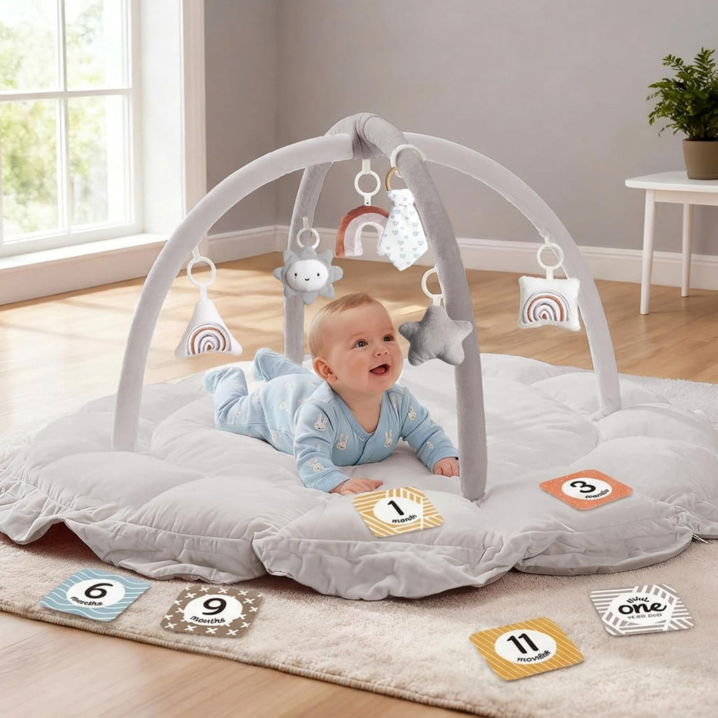 Plush Developmental Baby Gym Play Mat