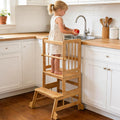 Wooden Toddler Kitchen Helper Standing Tower
