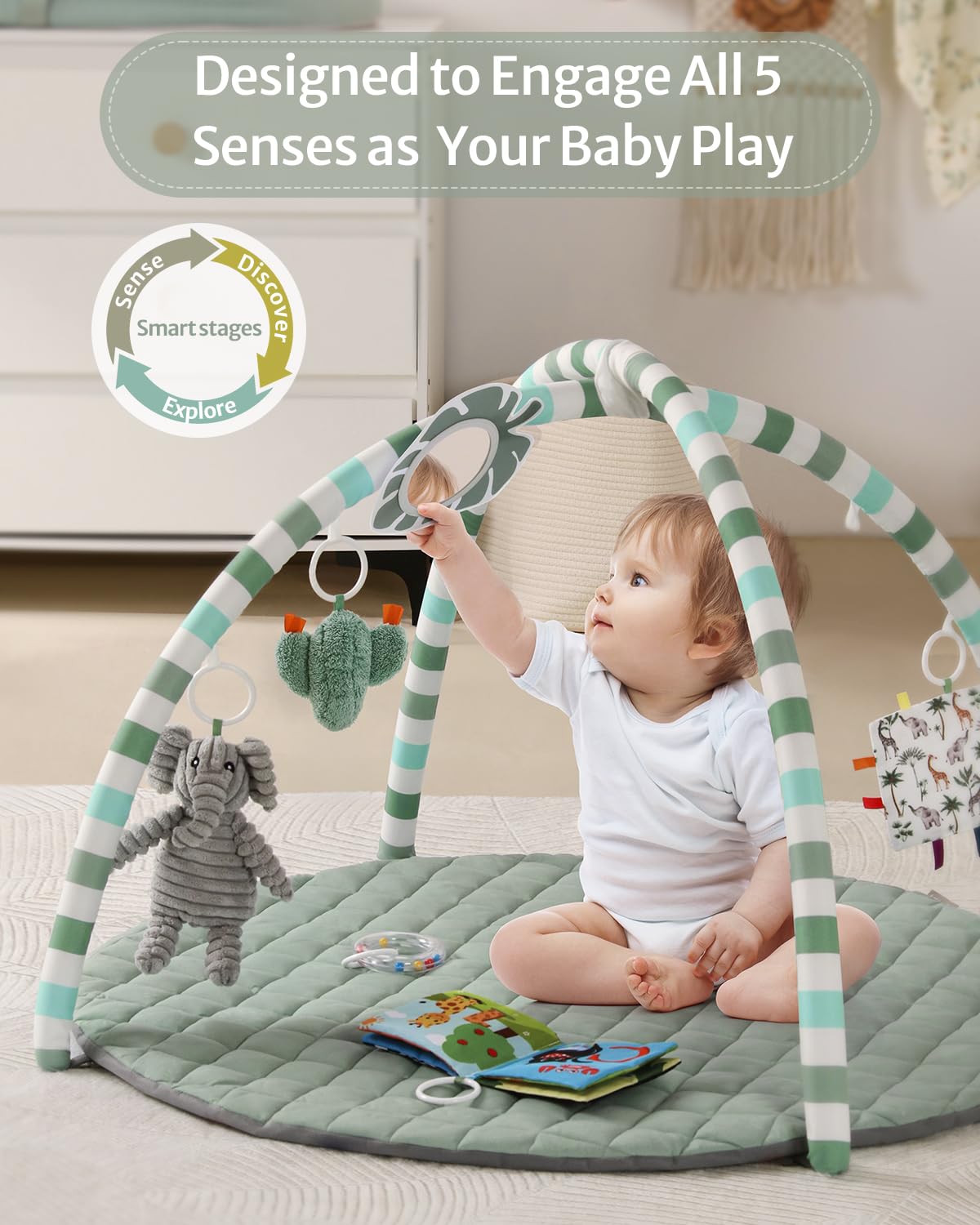 Sensory Baby Gym Activity Play Mat