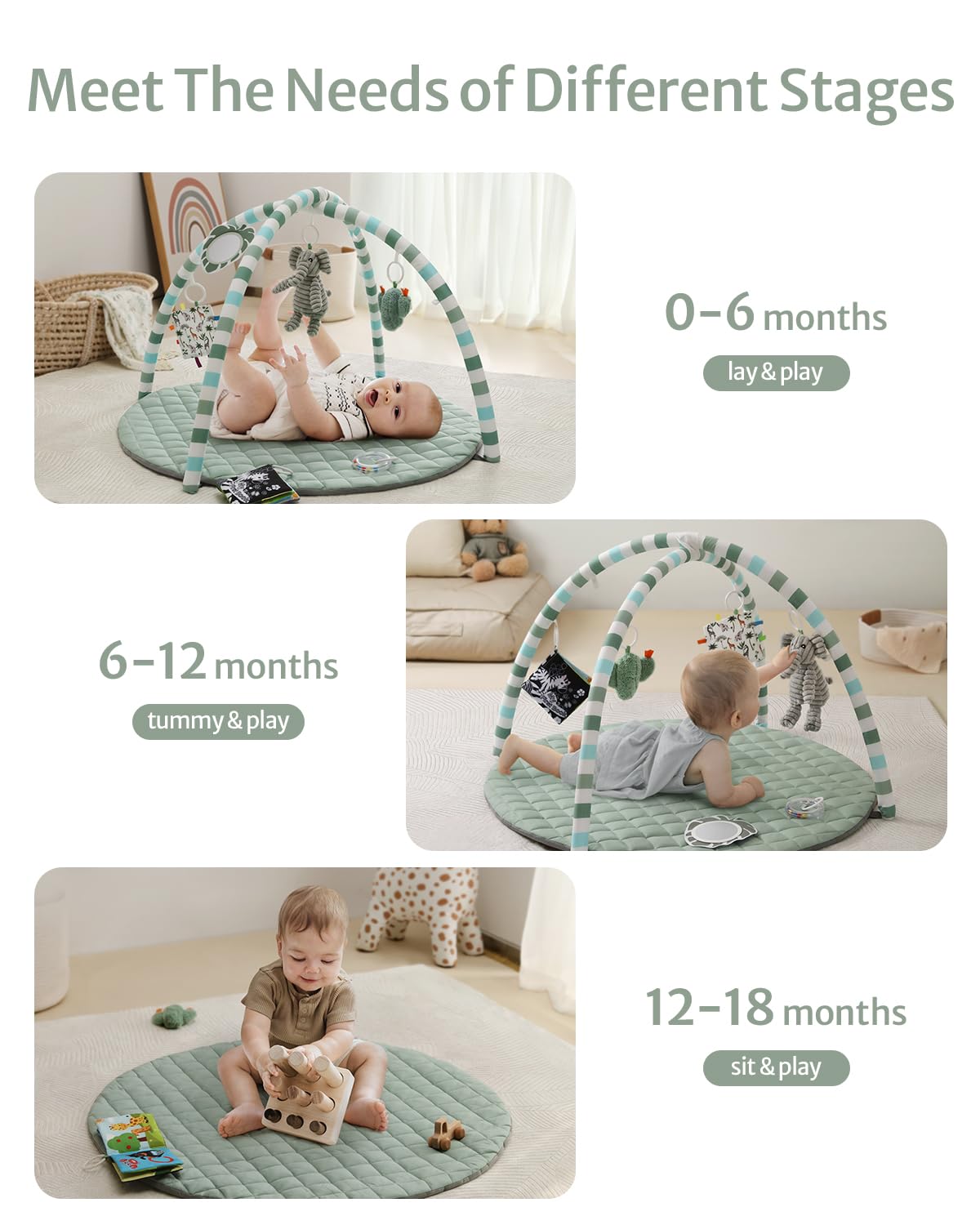 Sensory Baby Gym Activity Play Mat