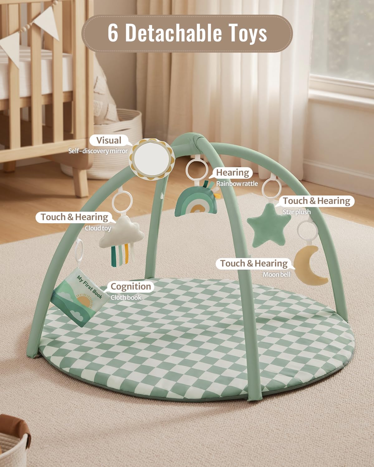 Sensory Baby Gym Activity Play Mat