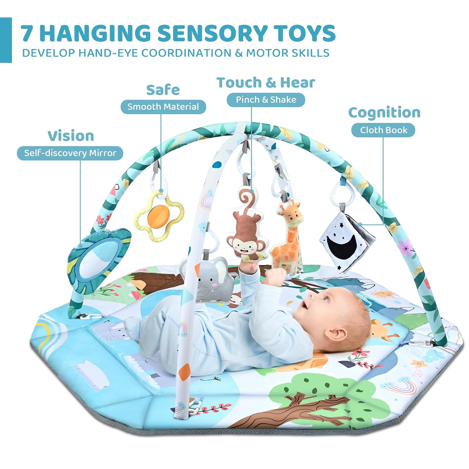 Multifunctional Baby Gym Activity Play Mat