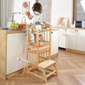 Adjustable Wooden Toddler Kitchen Helper Tower