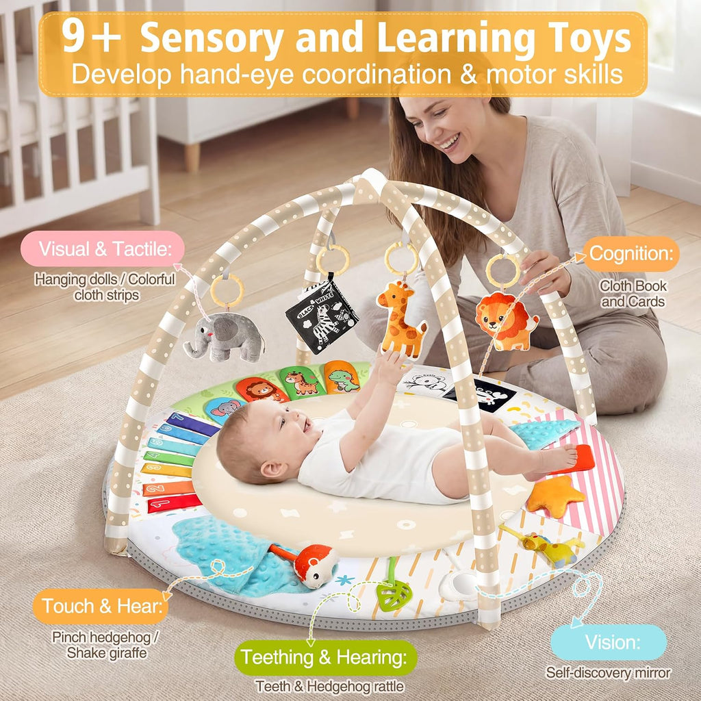 Sensory Baby Gym Tummy‑Time Play Mat