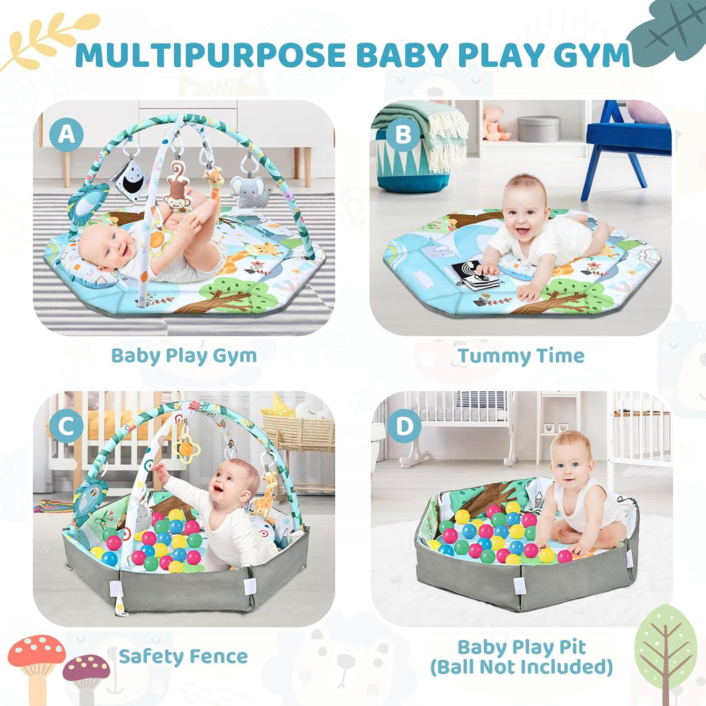 Multifunctional Baby Gym Activity Play Mat