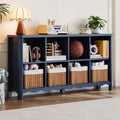 8‑Cube Kids Bookshelf Toy Storage Organizer Shelf