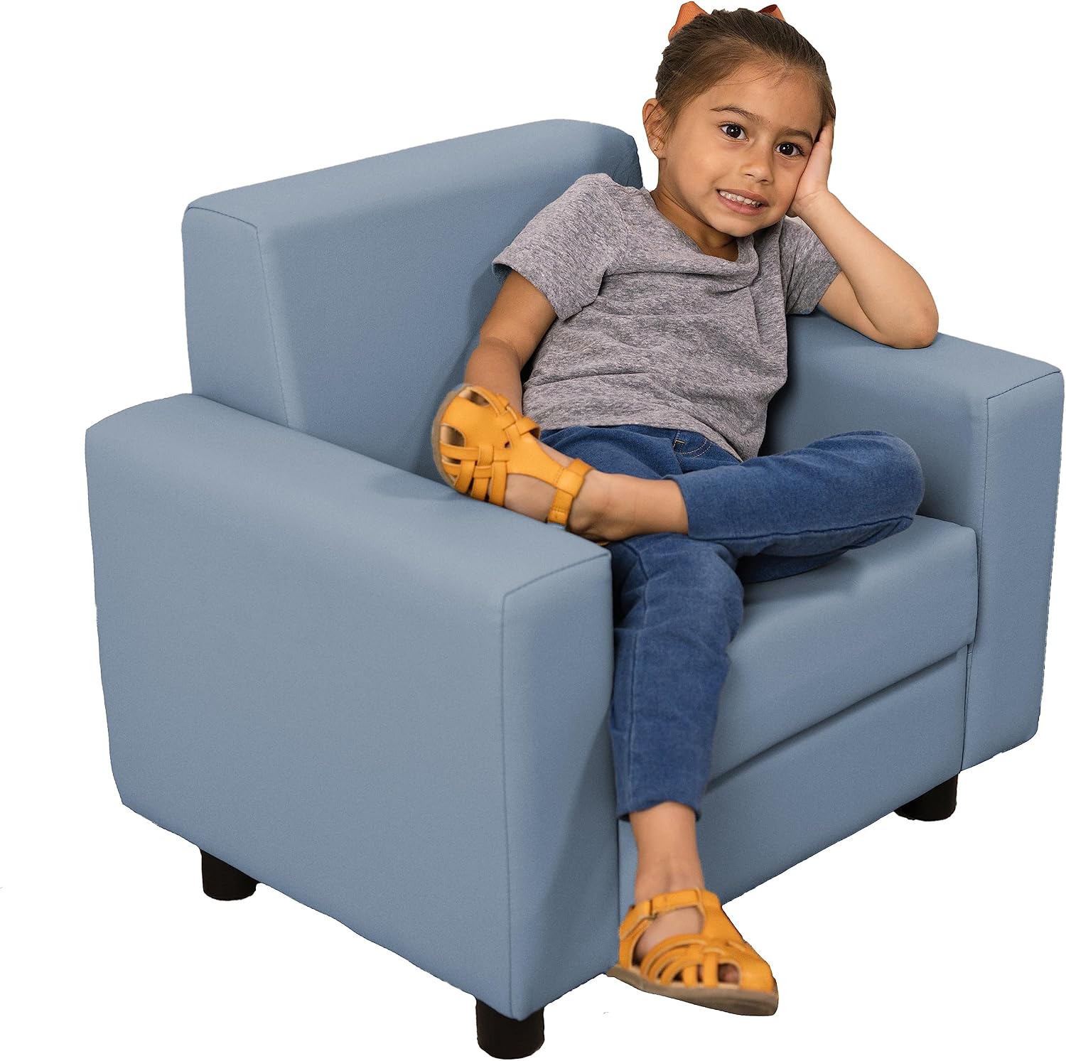 Upholstered Soft Kids Reading Playtime Chair