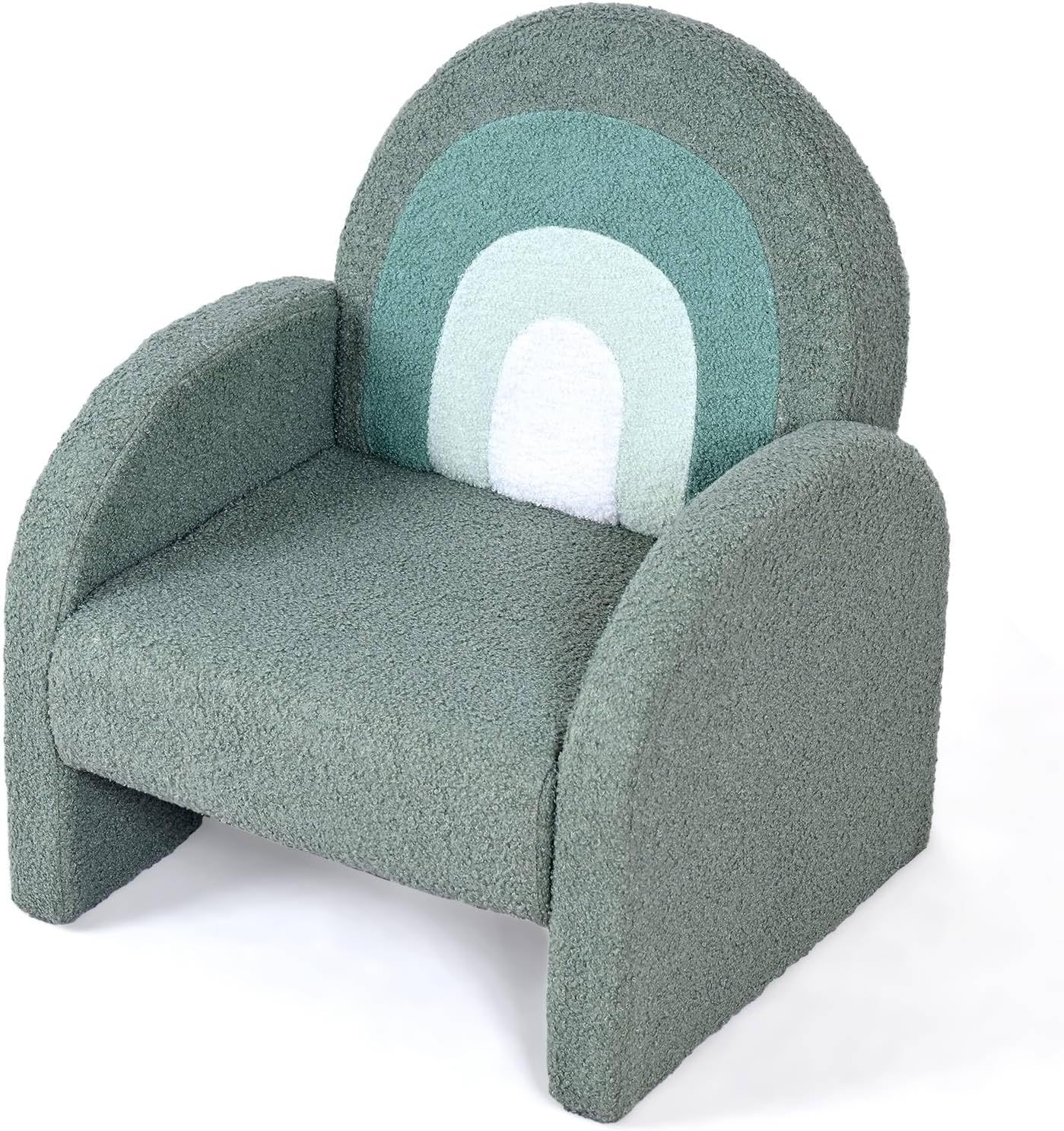 Ultra‑Soft Teddy Fleece Toddler Kids Armchair