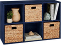 6‑Cube Customizable Kids Toy Storage Bookcase